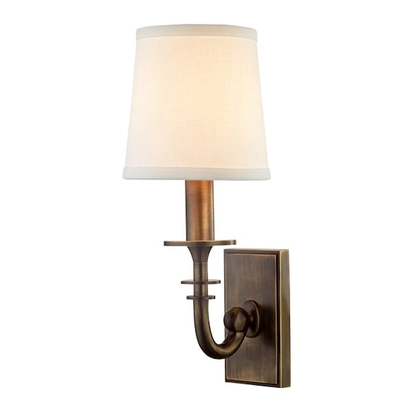 Hudson Valley Lighting Carroll 1 Light Wall Sconce 5 In. Distressed Bronze 8400-DB - main