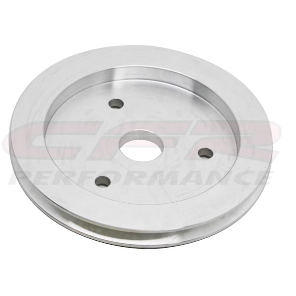Hands On HZ-8841-C Chevy Big Block Chrome Aluminum Crank Pulley - 1 Groove Short HA1320632 - main