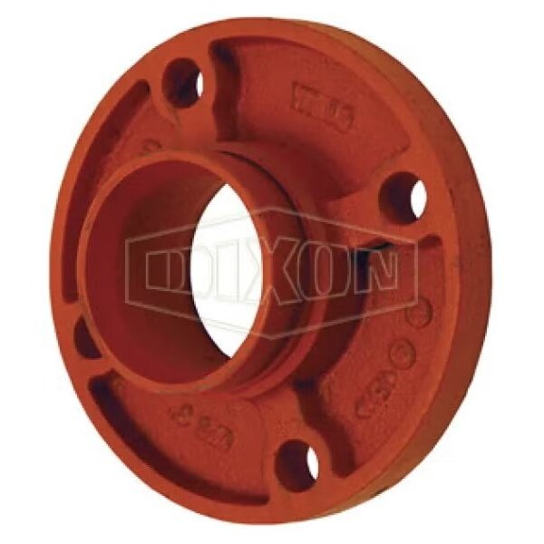 Dixon FA Series Flange Adapter, 4 in Nominal, Grooved End Style, Ductile Iron, Painted FA40 - main