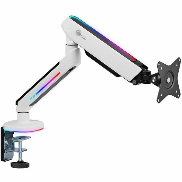 Siig MONITOR DESK MOUNT W/ GAMING RGB LIGHT CE-MT3J11-S2 - main