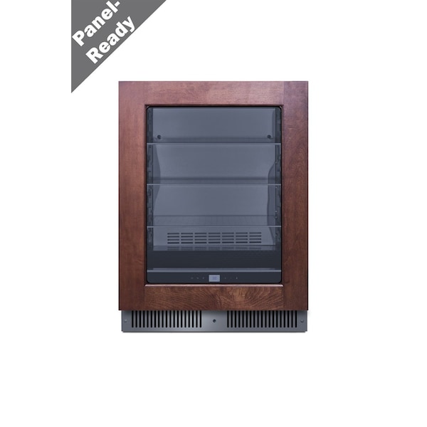 Summit 24in Wide Built-In Beverage Center Panel Not Included CL24BV1PNR - main