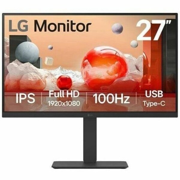Lg 27IN MONITOR, 1920X1080, 16:9 IPS, HDMI, DP, USB-C USB 3.0 27BA650-B - main