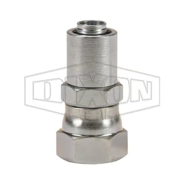 Dixon Crimp Collar, 3/8 in, Female JIC Swivel, Carbon Steel, Domestic FJC-06-06 - main