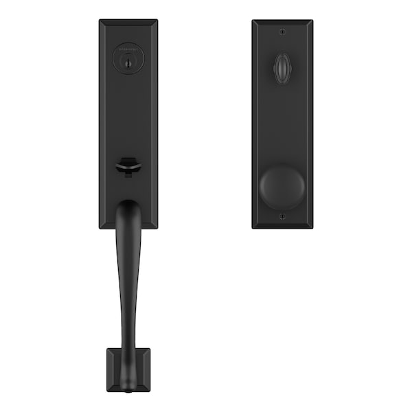 Baldwin Emergency Egress Del Mar Handleset with Round Knob and Square Bevel Escutcheon with 6AL Latch and EEDELXROUSBE190 - main