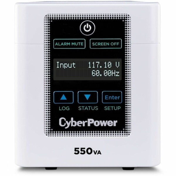 Cyberpower 550VA/440W UPS 120V 4 NEMA 5-15R-HG 60601-1 TESTED NEMA 5-15P-HG PLUG 3YR WARR M550L - main