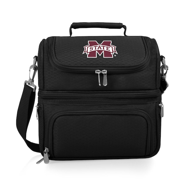 Picnic Time Family Of Brands NCAA Mississippi State Bulldogs Pranzo Lunch Bag - Insulated Lunch Box with Picnic Set 512-80-175-384-0 - main