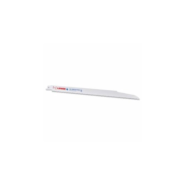 Lenox Wood Bi-Metal Reciprocating Saw Blade, 12 in L x 3/4 in W x 0.050 in Thick, 6 TPI, 5 EA/PK, 5PK 433-20585156R - main