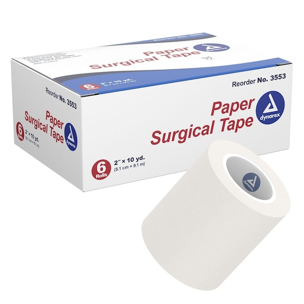 Dynarex Paper Surgical Tape, 2"x10 Yards, 72PK 3553 - main