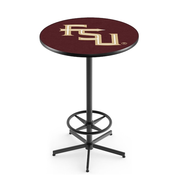 Holland Bar Stool Co 42" Black Florida State (Script) Pub Table L216B4236FSU-FS - main