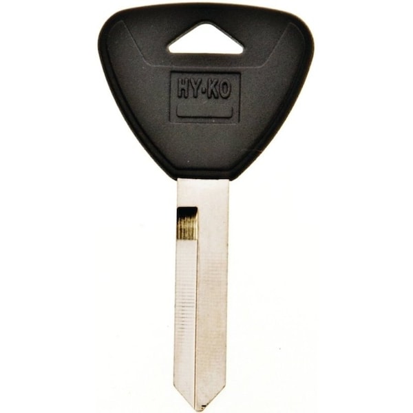 Hy-Ko Key Blank, Brass/Plastic, Nickel, For: Ford, Lincoln, Mercury Vehicles 12005H62 - main