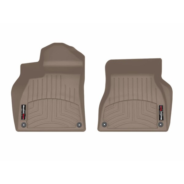 Weathertech Tan Front FloorLiner, 2024 - 2025 Porsche Macan Electric 4519101 - main