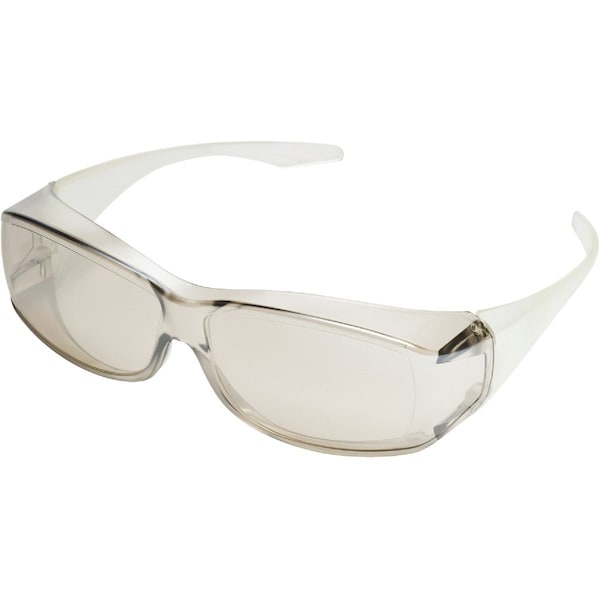 Safety Works Over Glasses Clear Frame Safety Glasses with Clear Lenses 10120138 - main
