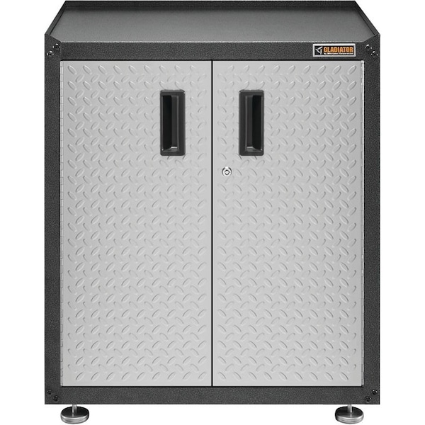 Gladiator Modular Gear Box, 300 lb, 2Shelf, Steel, Silver Tread GAGB28FDYG - main