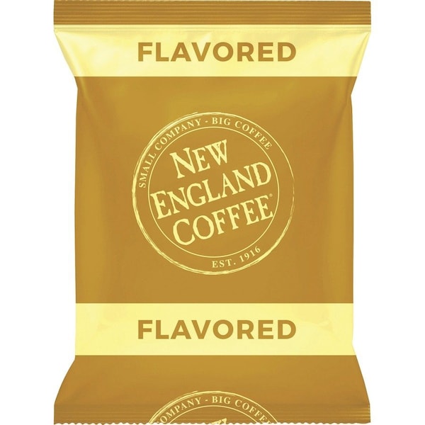 New England Coffee French Vanilla Coffee, Light/Medium, 2.5 oz Per Pack, French Vanilla, 24PK 26500 - main