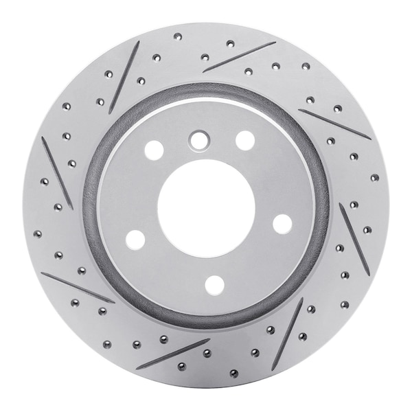 Dynamic Friction Co DFC Geoperformance Rotor - Drilled and Slotted 830-31047L - main