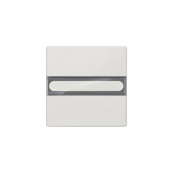 Siemens DELTA style, platinum metallic Rocker switch with label for universal switch 5TG7156-1 - main