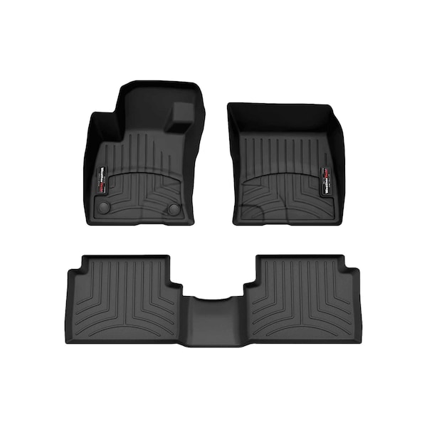 Weathertech Black Front and Rear Floorliners, 2025 Ford Maverick 4419291-4416423 - main