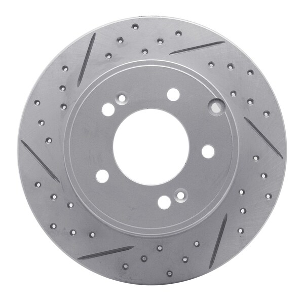 Dynamic Friction Co DFC Geoperformance Rotor - Drilled and Slotted 830-03021R - main