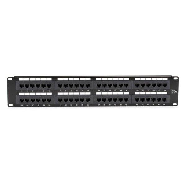 Black Box Cat5E Patch Panel 48 Port, RJ45 JPM5E48A - main