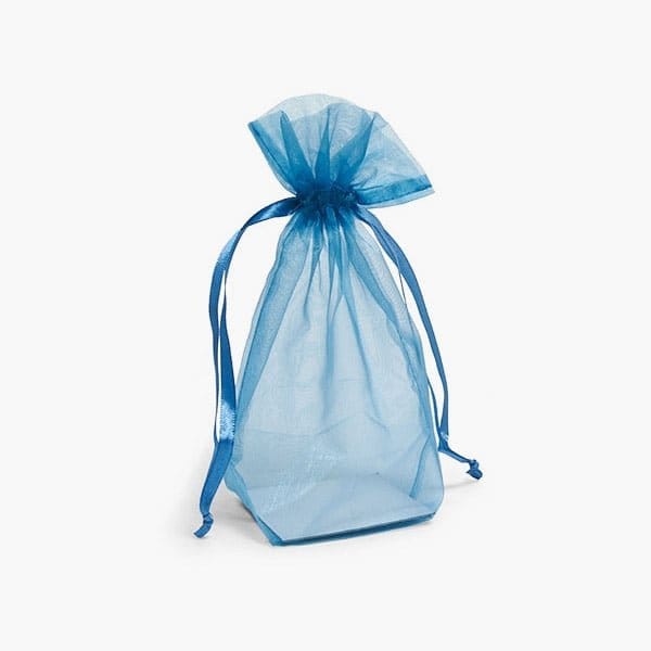 Nashville Wraps Smoke Blue Square Gusseted Sheer Bag, 2.75x2.75x8, 10PK GHB228BL - main