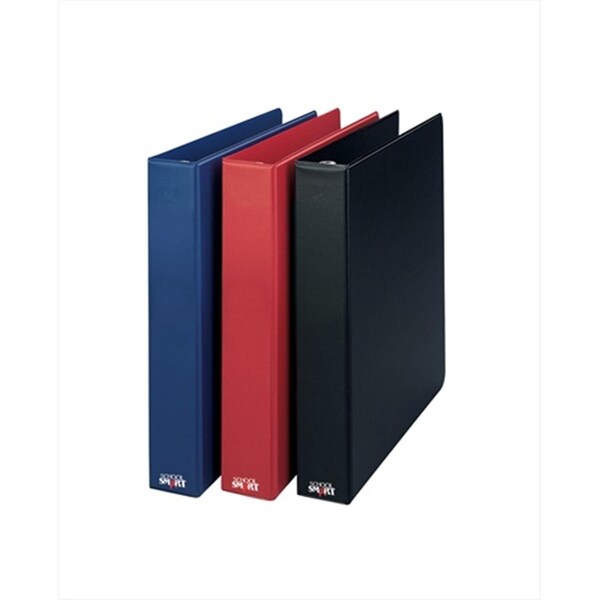 Pen2Paper 3 In. Vinyl Round Ring Binder, Blue PE535447 - main