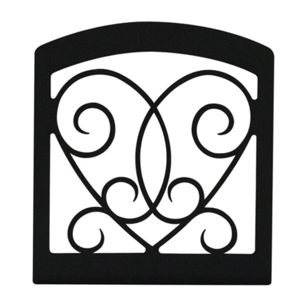 Village Wrought Iron Victorian Heart Napkin Holder NH-110 - main