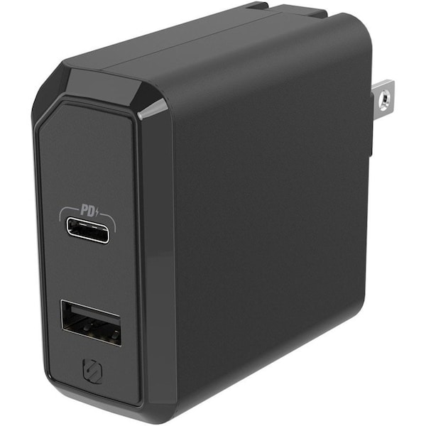 Scosche PowerVolt Power Delivery USB-C / USB-A Fast Charger for Home HPDA2C8SP - main