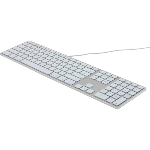 Ergoguys Matias RGB Backlit Wired Aluminum Keyboard for Mac - Silver FK318LS - main
