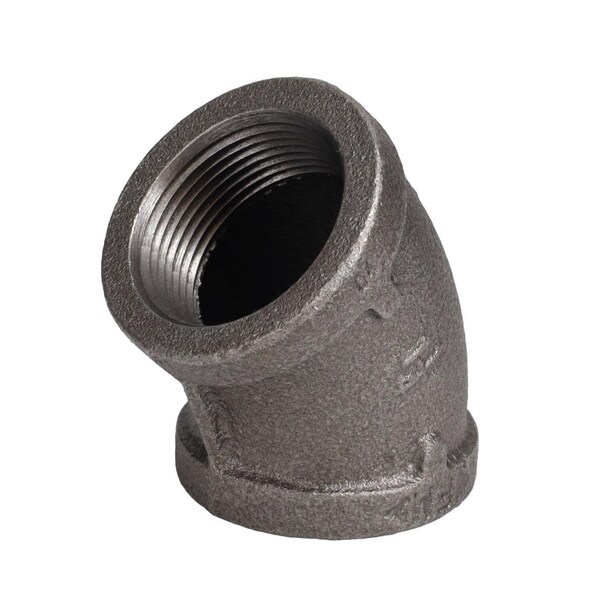 B & K 1-1/4 in. FIP each X 1-1/4 in. D FIP Black Malleable Iron 45 Degree Elbow 310E45-114 - main