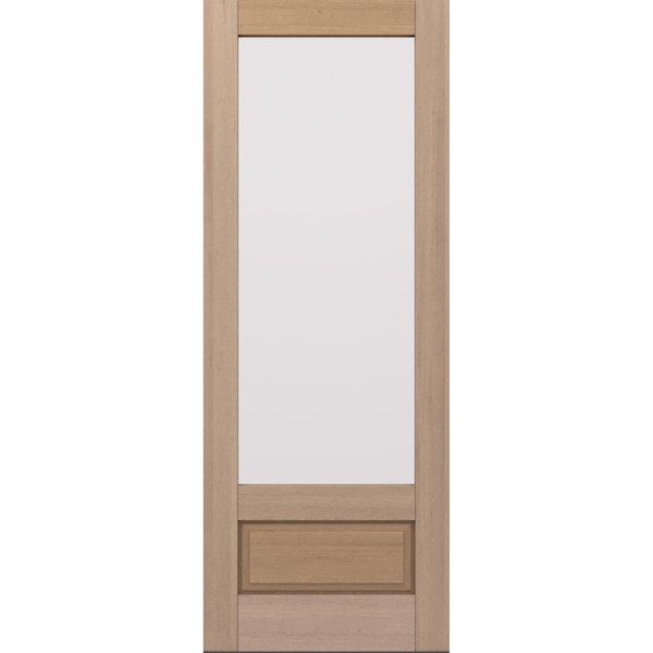 Doornmore G7501, 37.75" x 98" ( 36" Door) Left Hand, Mahogany 3/4 Lite Exterior Door G7501-SW-3696_1_LI - main