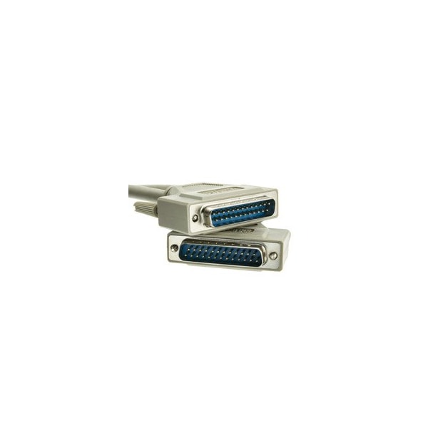 Cable Wholesale Bidirectional Printer Cable, DB25 Male, 18 Twisted Pairs, A/A Type, 15 foot 10E2-05115 - main