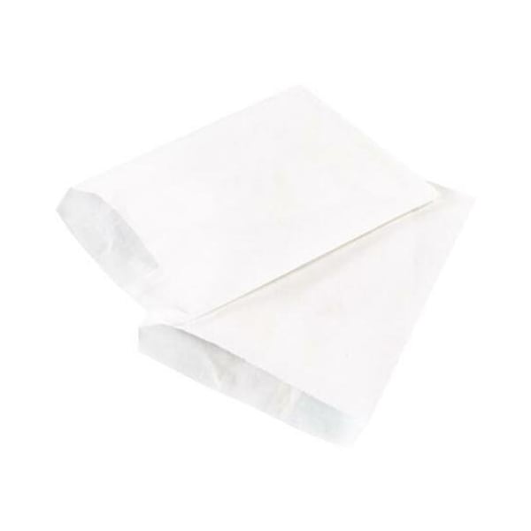 Partners Brand Flat Merchandise Bags, 6 1/4" x 9 1/4", White, PK3000 BGM101W - main