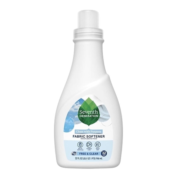 Seventh Generation Free and Clear Fabric Softener, 32 Fluid Ounce, 6PK 22833 - main