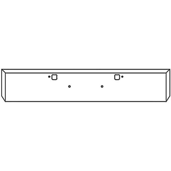 Ilc Repl. For Peterbilt 367 Sfa Year 2011 16 In Chrome Texas Mitered End Road Runner Bumper 7 Gaug WZ-ED7S-D - main