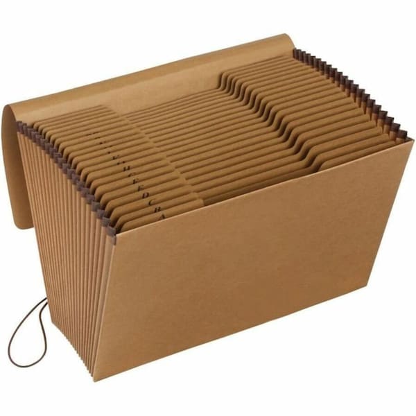 Tops Business Forms Pendaflex, KRAFT INDEXED EXPANDING FILE, 21 SECTIONS, 1/21-CUT TAB, LEGAL SIZE, BROWN K19AOX - main