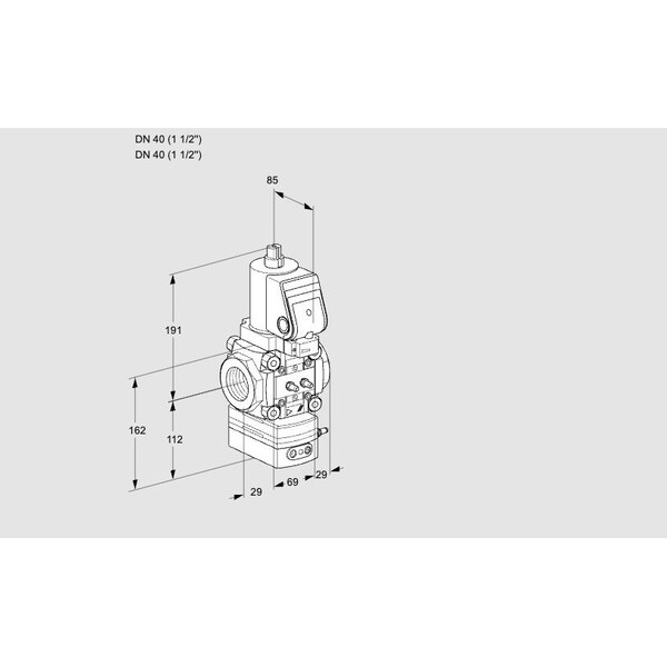 Honeywell Kromschroder VAG2T40N/NQGRAA KS88010347 - main