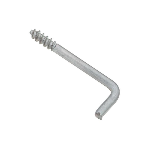 National Hardware Square Bend Hook, 1 in L, Steel, Zinc N120-477 - main