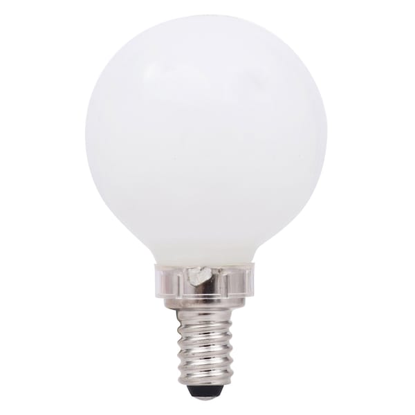 Ledvance/ Sylvania LED TruWave FROSTED G16.5, 4.5W, E12 Dimmable, 90CRI, 350 Lumen, 5000K, 15000 life LED4.5G16.5CDIM950F13YTL - main
