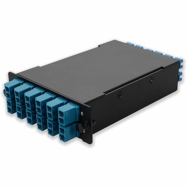 Add-On 4-BAY CASSETTE 24-FIBER 12 DUPLEX CS IN, 12 LC DUPLEX OUT, SINGLE-MODE DUP ADD-4BAYC12CSD12LCDS2 - main