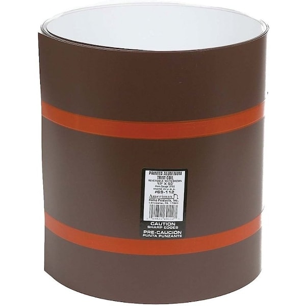 Amerimax Home Products Amerimax 69112 Trim Coil, 50 ft L, Aluminum, Brown/White 69112 - main