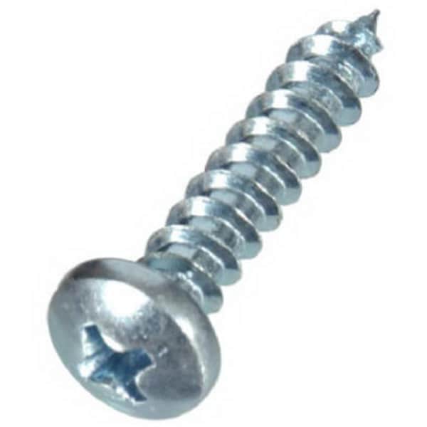 Hillman 80022 No. 6 x 1.5 in. Pan Head Zinc Sheet Metal Screw, 100PK 720995 - main