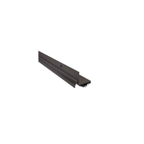 Pemko Mfg Co Surface Mounted L-Shaped Door Shoe w/ Rain Drip and Eco-V Insert 36in Dark Bronze Anodized Aluminum 210DV 36IN - main