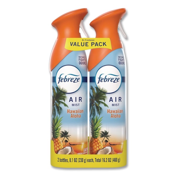 Febreze AIR, Hawaiian Aloha, 8.1 oz Aerosol Spray, 2PK 97794PK - main