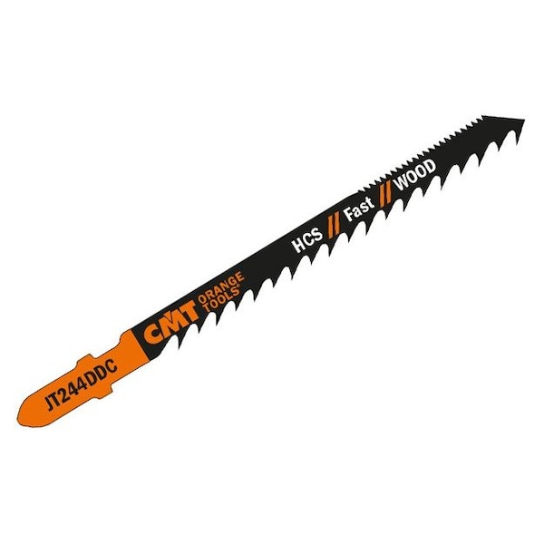 Cmt JIG SAW BLADES WOOD/COARSE CURVE DUO CUT (HCS) 4inx 6TPI (5-PCS.) JT244DDC-5 - main