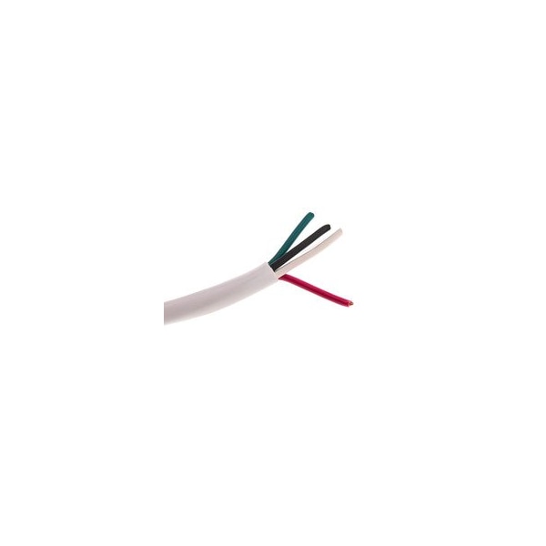 Cable Wholesale Speaker Cable, White, Pure Copper, CMR / 14/4 14 AWG 4 Conductor, 105 Strand / 0.16mm, Pullbox, 500ft 10G3-491SF - main