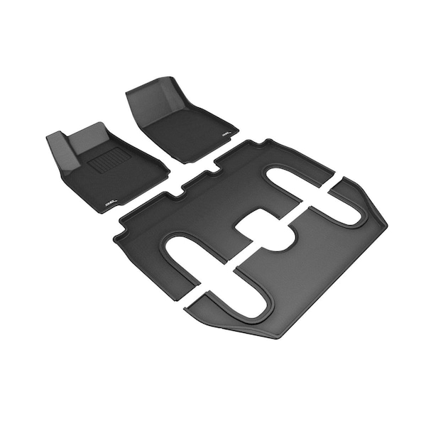 3D Maxpider Kagu Black R1 R2 R3 Seats with Center Console for 2016-2019 Tesla Model X 6 L1TL00901509 - main