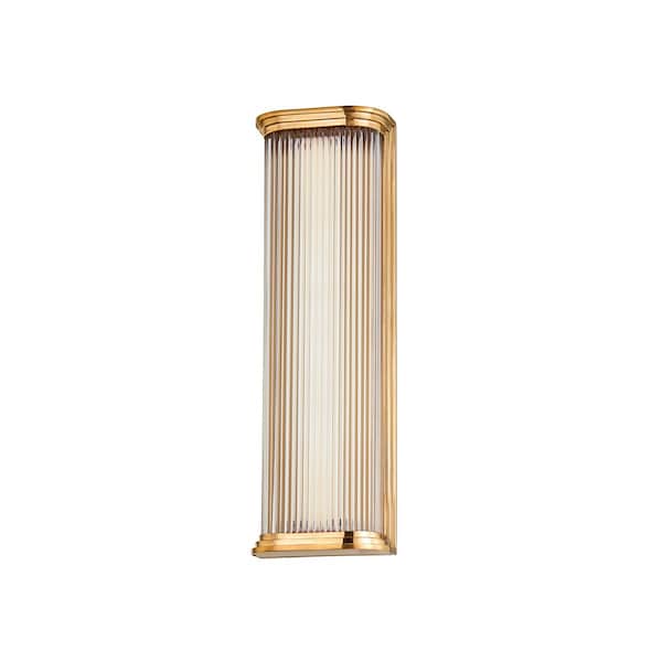 Hudson Valley Lighting Newburgh 1 Light Bath And Vanity 17 In. Aged Brass 2217-AGB - main