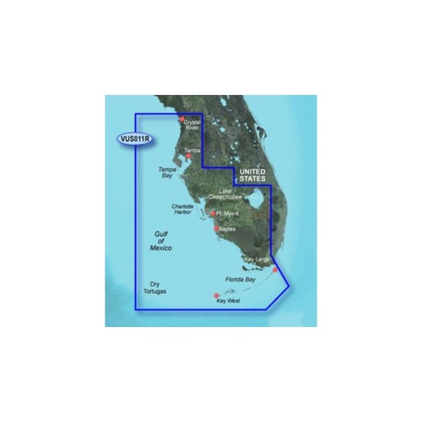 Garmin BlueChart g3 Vision HD, VUS011R, Southwest Florida, microSD /SD 010-C0712-00 - main