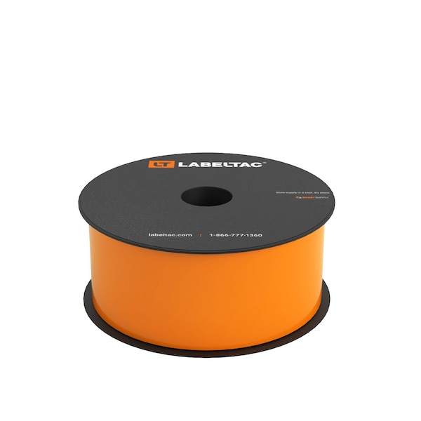 Labeltac LabelTac 4 and Pro Model High Performance 10-Year Vinyl Supply 2in x 150ft, Hi-Vis Orange LT221HP - main