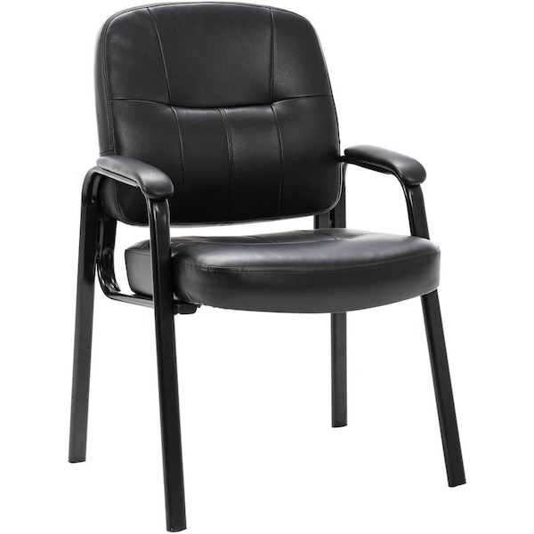 Lorell Chadwick Series Guest Chair, Black LLR60122 - main